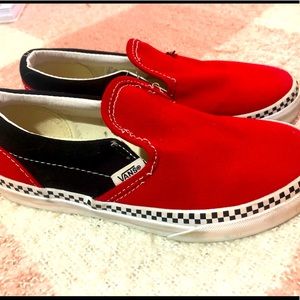 Unisex kids Vans size 1.5